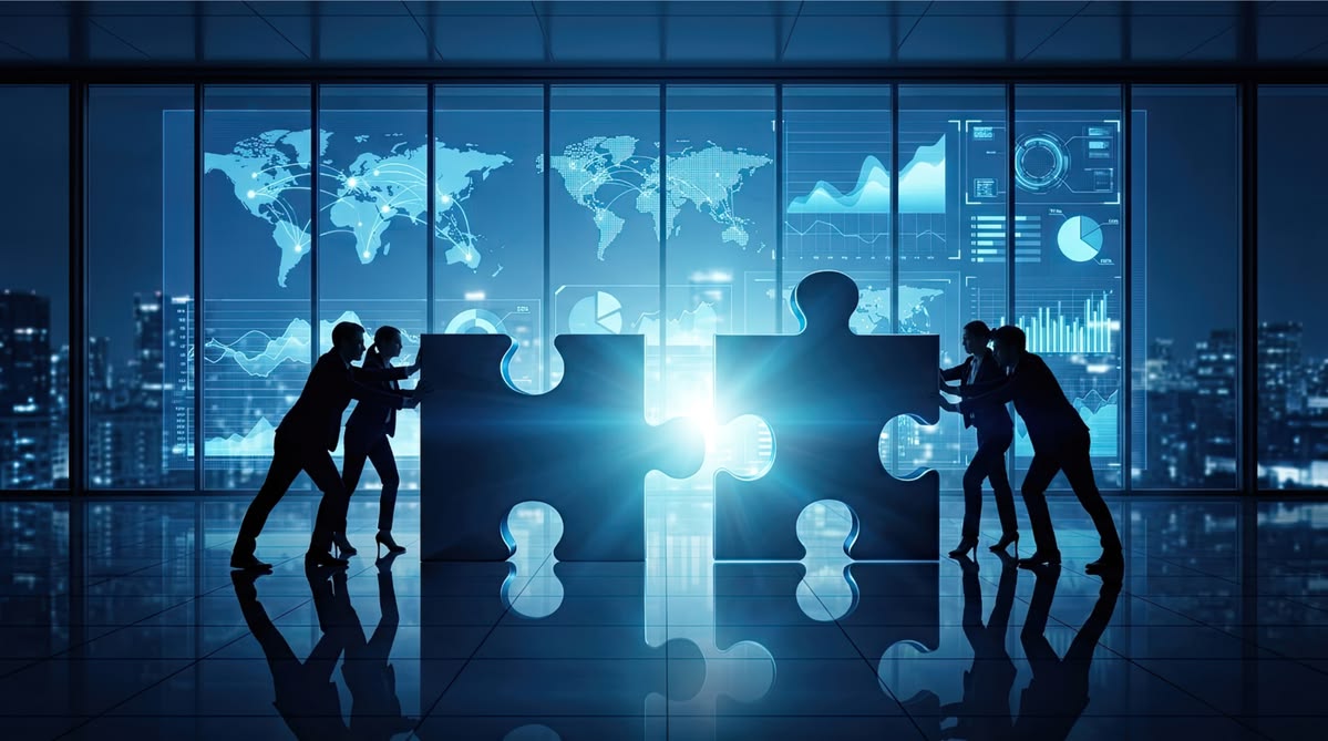 Technology and data professionals working with digital systems